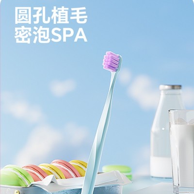 4支装成人软毛牙刷个人护理旅行牙刷十元店厂家货源百货牙刷套装图3