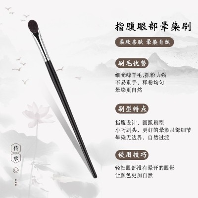动物毛眼部细节化妆刷192镰刀刀锋眼线刷指腹鼻影刷山头修容沧州图3