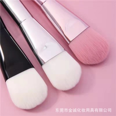 美容专用软毛刷双头 挖勺面膜碗调膜棒套装 硅胶面膜刷子批发图5