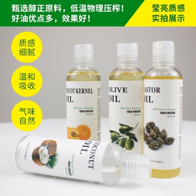 外贸植物蓖麻油护发分馏椰子油橄榄油阿甘荷荷巴油按摩油原料分装图3