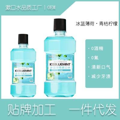 多口味250ml漱口水便携式 零酒精除口臭清新口气去牙渍漱口水批发图2