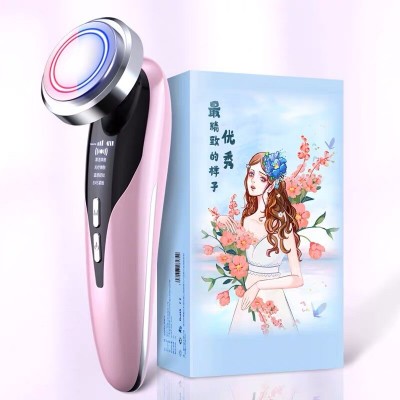 家用超声波彩光美容仪脸部按摩嫩肤美容仪清洁离子导出导入仪图3