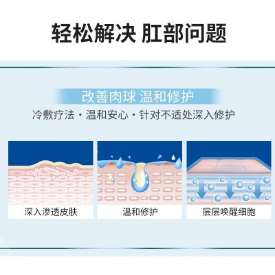 仁和医用痔疮凝胶痔正品消肉球内外混合痔疮栓痔疮膏 源头批发图2