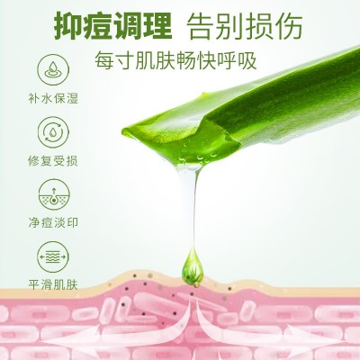仁和匠心芦荟胶500g补水保湿锁水滋润温和芦荟凝胶抖音同款代发图3