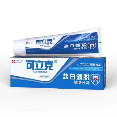 可立克盐白牙膏蜂毒牙膏咸味牙膏口腔图5