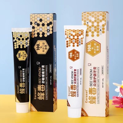 抖音蜂毒炎清护龈牙膏亮白去黄去口臭牙膏110g清新口气一 件代发图3