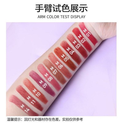 卡资兰雾吻唇膏口红女显白丝绒哑光裸色系豆沙奶茶半哑光小众礼物图2