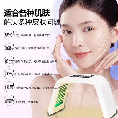 新款光谱仪大排灯七彩光子嫩肤美容仪LED面部红蓝光美白导入仪图3