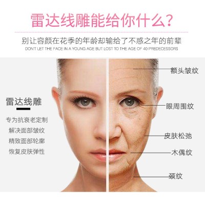 厂家直销雷达线雕面部提升无针美塑脸部两头超声波提升仪器美容仪图3
