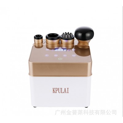 美容院电动加热刮痧拔罐疏通经络刷仪器做背肩颈淋巴排酸震动按摩