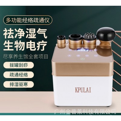 美容院电动加热刮痧拔罐疏通经络刷仪器做背肩颈淋巴排酸震动按摩图5