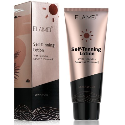 ELAIMEI美黑霜self tanning cream晒黑霜身体乳古铜色美黑助晒乳图4