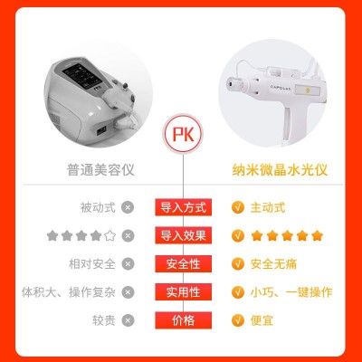 水光针仪器无针水光枪自打纳米微针电动微晶导入仪美容院专用家用图5