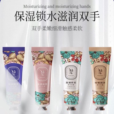 柔滑香氛护手霜套装OEM补水保湿柔滑滋润修护干裂嫩滑护手霜贴牌图2