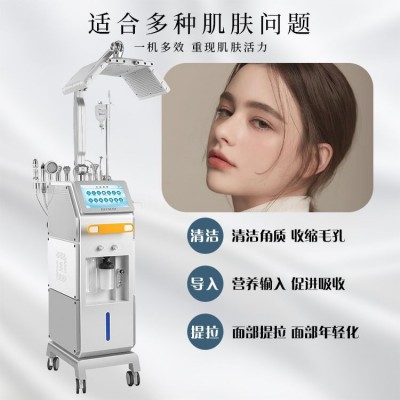 水美人日式皮肤管理综合仪清洁毛孔吸痘仪注氧仪面部护理八合一图2