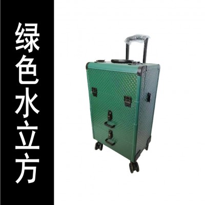 厂家供应美甲化妆箱化妆师化妆品移动收纳箱万向轮移动美妆箱图5