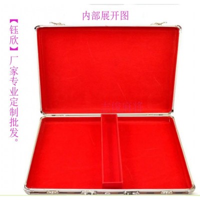 厂家生产铝合金手提麻将箱 棋牌收纳箱 家用手提麻将礼品箱工具箱图2