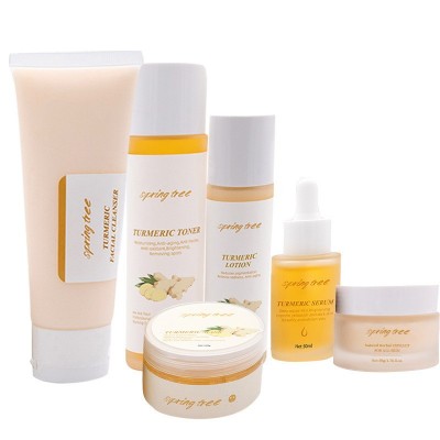 跨境外贸英文版 Turmeric skin care case姜黄护肤保湿控油肌肤图5