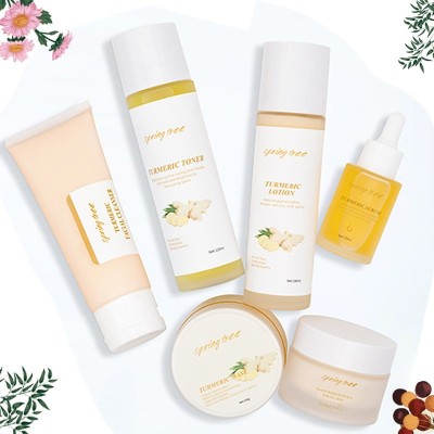 跨境外贸英文版Turmeric sets moisturize提亮肌肤护肤品厂家批发图3