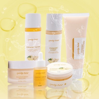 跨境外贸英文版Turmeric sets moisturize提亮肌肤护肤品厂家批发图4