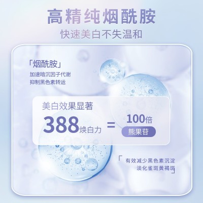 现货美白祛斑精华液 活性熊果苷提亮肤色减少暗沉 烟酰胺淡斑精华图2