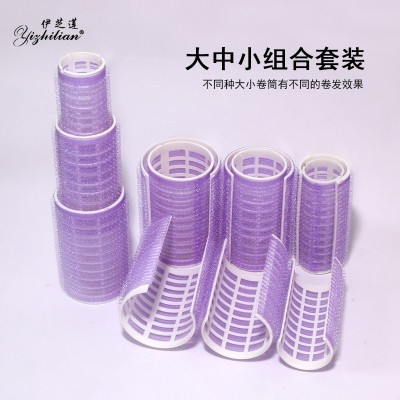 大中小套装刘海蓬松卷 蓬松发根卷内彩尼龙空气卷发筒卷发器批发图2