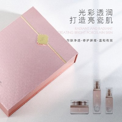 蓝缇儿净肤焕颜美肌套面部护理水光小气泡皮肤精华焕 颜补水三件套图4