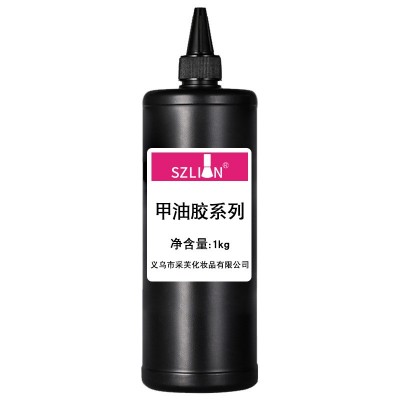甲油胶公斤装蹦迪碎钻胶冰透色夜光胶亮片爆闪美甲店光疗胶大瓶图4