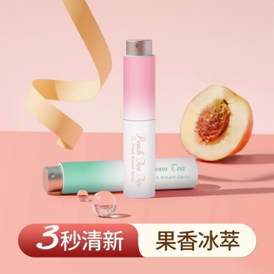 正品益生菌口腔喷雾薄荷清新口气持久去口臭便携式旋转口喷清新剂图2
