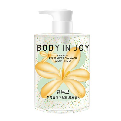花果里东方香氛沐浴露500g品牌沐浴液烟酰胺网红沐浴乳爆珠精华图5