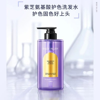 BODY IN JOY花果里氨基酸洗发水400g 防断发染后护色固色洗发液图4