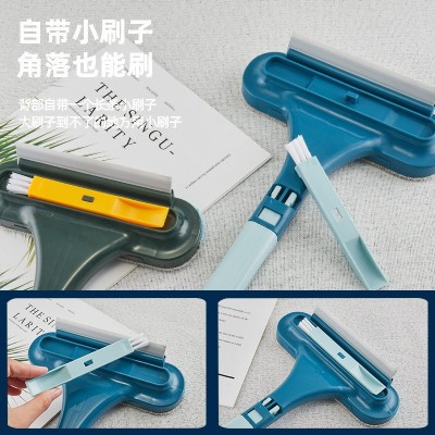 纱窗刷清洗神器擦玻璃免拆洗擦窗户网清洁工具家用高楼刮水双面刷图4
