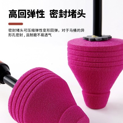 强力吸盘皮搋子专用通坐便工具一炮通马桶疏通器马桶堵塞家用神器图3