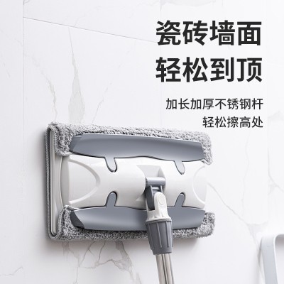 夹布平板拖把家用一拖净干湿两用地板大号拖布替换布懒人拖地神器图4