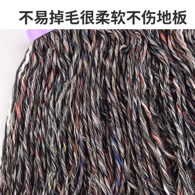 圆钢杆墩布棉线吸水棉线拖把排拖布条老式大拖布物业工厂学校加厚图3