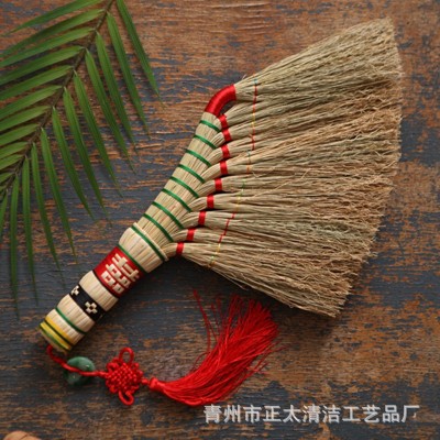 高粱苗扫床扫把 老式床扫手工扫炕笤帚搬新家 摆地摊批发扫把货源图4