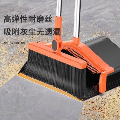 跨境外贸可立式旋转加长套扫家用扫把簸箕组合笤帚撮子厂 家批发图4