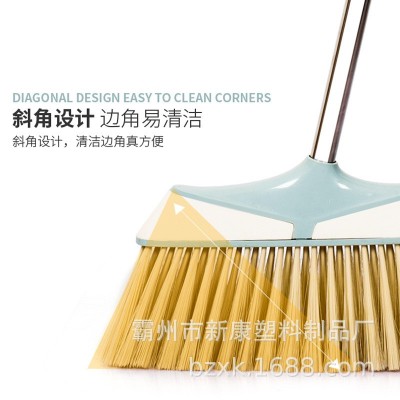 厂家直销博丽雅不锈钢杆扫把簸箕套装组合扫帚扫把垃圾铲套装组合图5