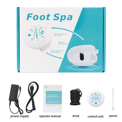 源头厂家亚马逊爆款FOOT SPA迷你足疗仪 便捷式圆形离子泡脚仪图2