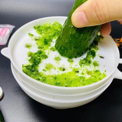 DIY面膜碗工具套装新款磨瓜器美容院青瓜渣软膜粉调配碗厂家批发图3