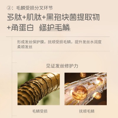 多肽角蛋白修护发膜免蒸水光护理霜柔顺水解角蛋白赋活霜护发素图4