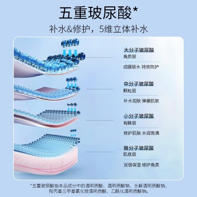 【线下专供】崇姿玻尿酸龙胆面膜敏感肌补水保湿美容院面膜批发图3