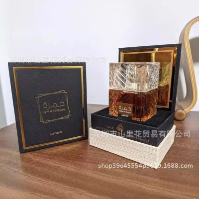 跨境爆品Lattafa Perfumes Khamrah中东阿拉伯中性古龙香水喷雾图2