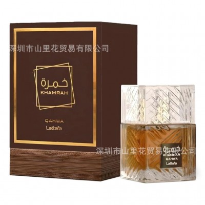 跨境爆品Lattafa Perfumes Khamrah中东阿拉伯中性古龙香水喷雾图4