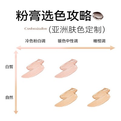 靓妮诗修颜丝绒粉底膏清透水润易上妆遮瑕定妆粉持妆自然亲肤粉膏图2